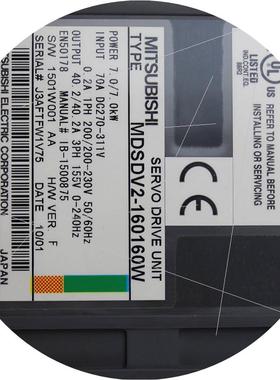 议价MDSDV2-160160W 伺服驱动器 顺丰包邮 现货议价议价