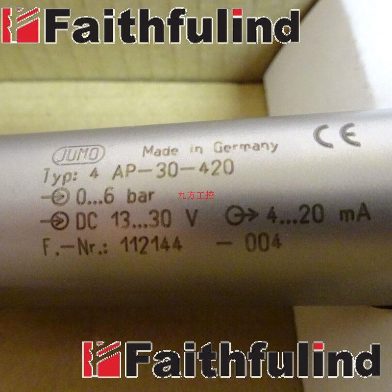 议价Jumo 43001433 久茂全新压力传感器 4AP-30-420 6bar