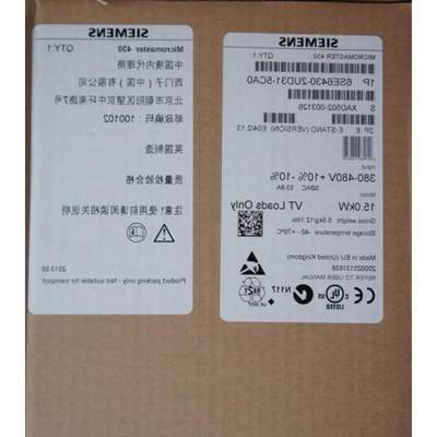 询价西门子MM430变频器380-480V 15千瓦6SE6430-2UD31-5CA0/5CAO