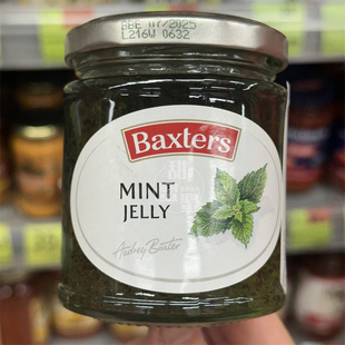 香港代购 BAXTERS 百事达 薄荷啫喱酱 透明色含糖醋 210g