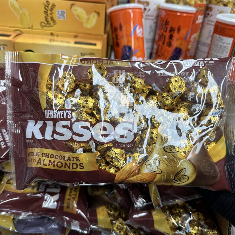 香港代购  Hershey Kisses 好时杏仁朱古力16安士 好礼喜糖朱古力