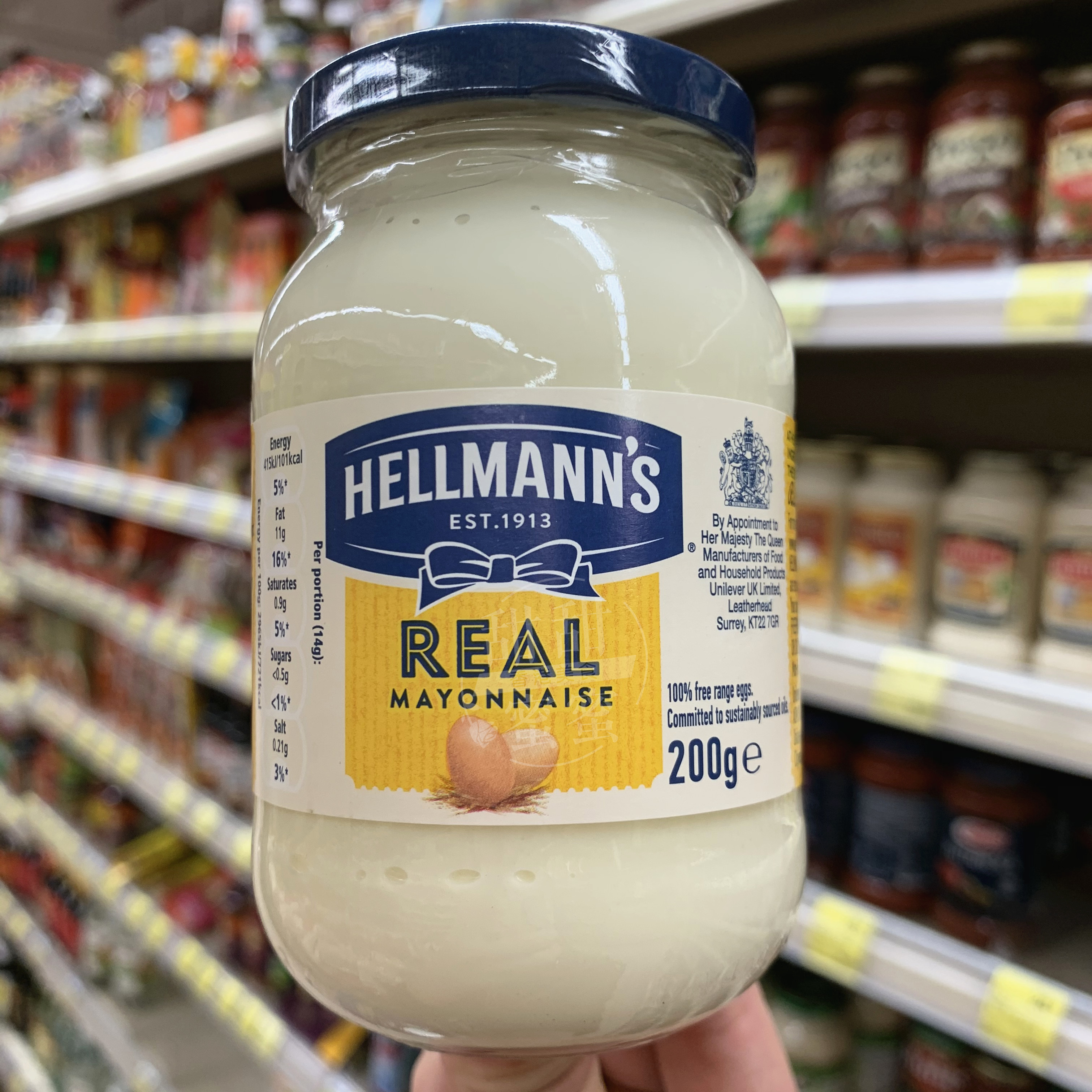 hellmann's香港代购低脂蛋黄酱