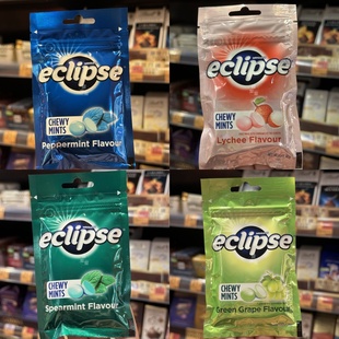 Eclipse易极无糖超强柠檬薄荷糖润喉糖熬夜提神 香港代购 10袋 包邮
