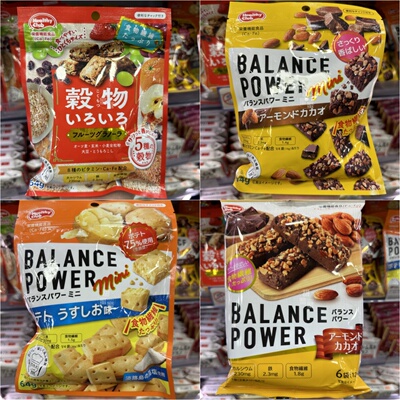 香港代购 Papi酱推荐 低卡零食滨田代餐饼干Balance power