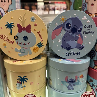 香港代购 奇华饼家迪士尼史迪仔系列牛油曲奇/行李箱什锦小食礼盒