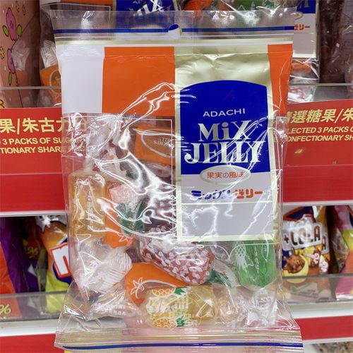 日本足立啫喱糖袋装140g