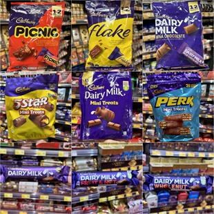 现货 香港代购 进口Cadbury 吉百利牛奶杏仁提子奥利奥巧克力