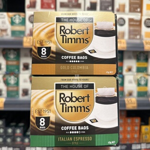 香港代购 澳洲Robert Timms罗伯特替姆斯 速溶滤袋咖啡 独立包装