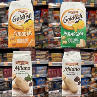 香港代购 美国非凡农庄Goldfish金鱼仔系列造型饼干187g