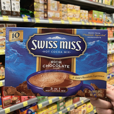 瑞士小姐香浓巧克力可可粉饮品