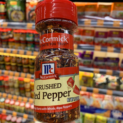 香港代购美国McCormick味好美 CRUSHED Red Pepper红辣椒碎42g