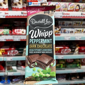 香港代购 进口Darrell Lea薄荷黑朱古力170g解馋休闲巧克力零食