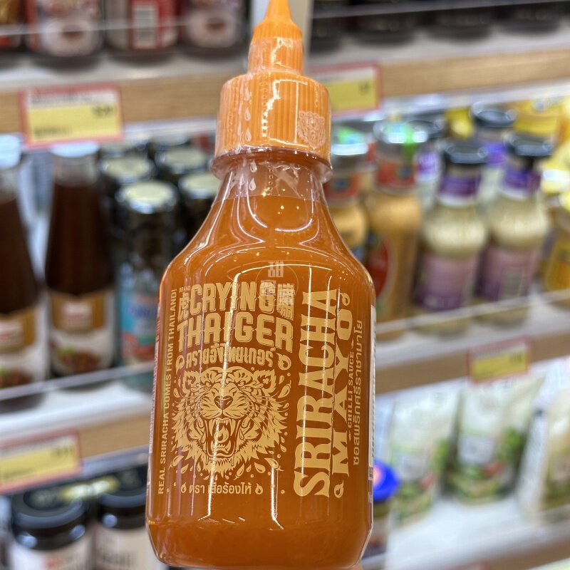 香港代购泰国THAIGER虎啸是拉差辣椒酱蛋黄酱200ml沙拉烧烤三文治