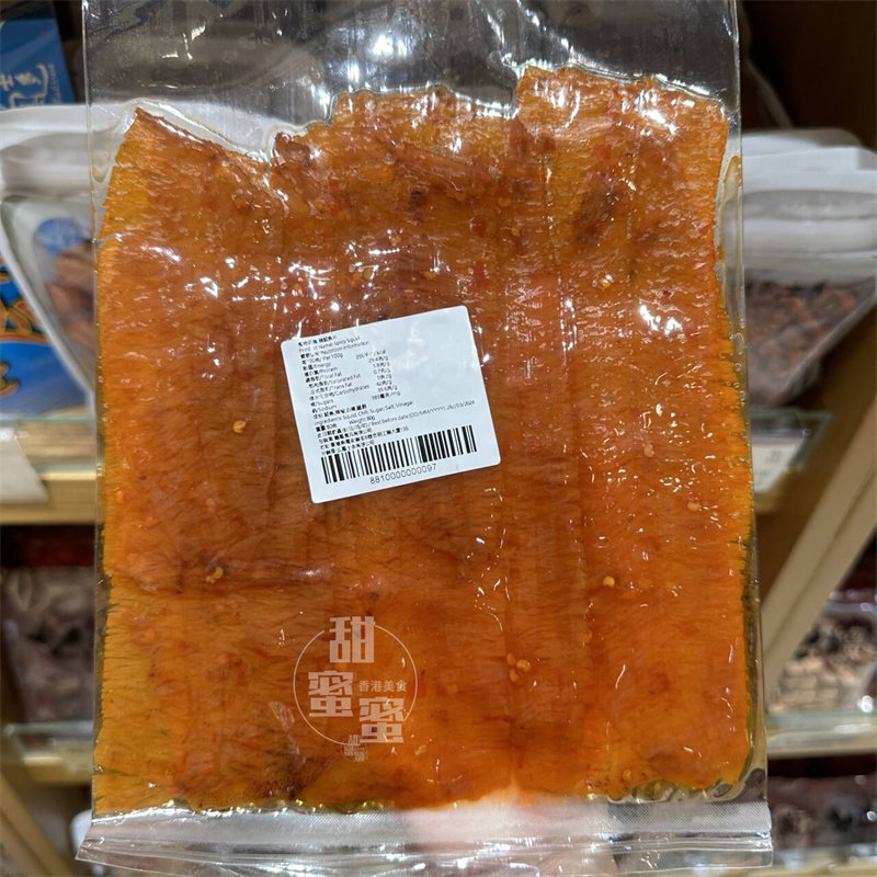 香港代购 么凤士多 辣鱿鱼片80g 开袋即食海味休闲零食