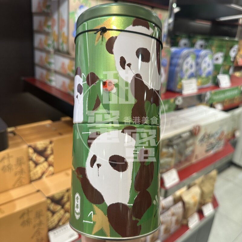 香港代购 奇华饼家 竹筒熊猫BB小食礼盒 零食手信 饼干 送礼物
