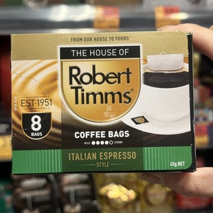 香港代购Robert Timms无糖速溶袋泡黑咖啡阿拉比卡豆滤袋咖啡茶包