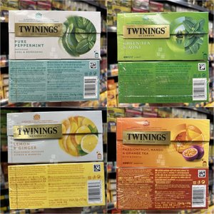 香港代购 英国Twinings川宁 甘菊蜜糖云呢拿香草茶 茶包盒装25包