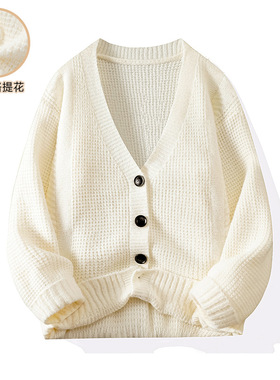 智快鱼曼哈顿港仔文艺男店铺法国公鸡男装2026新款痞帅ushi针织衫