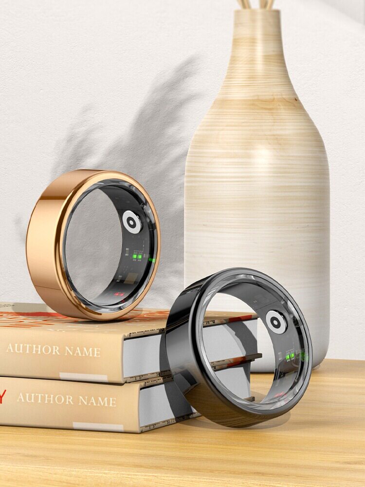 블랙 기술 스마트 링 수면 모니터링 링 하루 종일 심박수 혈압 혈액 산소 건강 모니터링 멀티 스포츠 기능