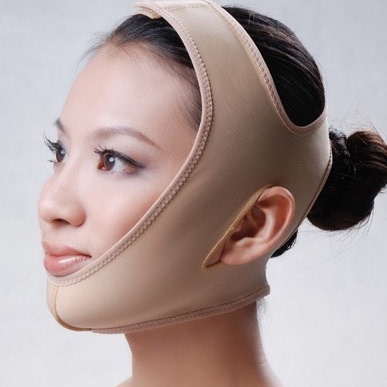 绷带睡眠双下巴提拉紧致矫正器