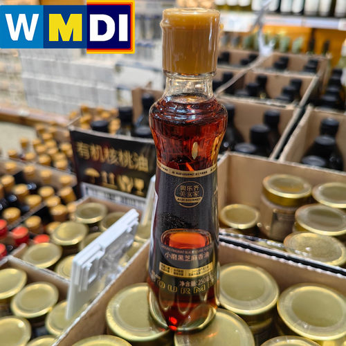 美食家小磨黑芝麻香油250ml瓶装ALDI奥乐齐正品代购凉菜拌面调味