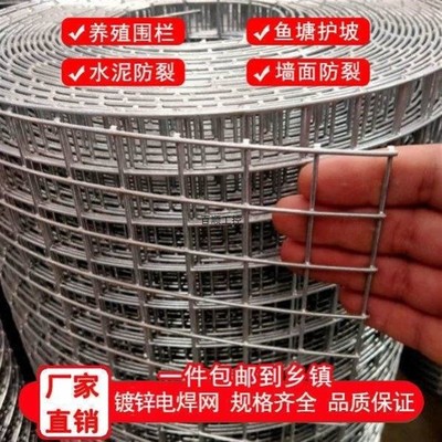 ￥议价电焊鼠镀锌网 网钢丝养殖网铁丝网围栏围栏格网防不锈钢网