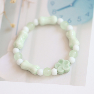 小清新景德镇陶瓷手串文艺自然