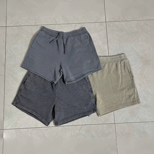 水洗棉质运动休闲四分裤 好穿GYMSHARK 男美式 WASHED短裤 POWER