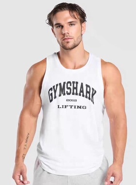 GYMSHARK LIFTING夏季新款男士背心运动健身休闲透气坎肩无袖T恤