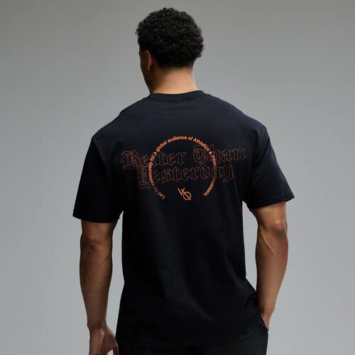 VANQUISH美式复古短袖VQ字母印花T恤男运动健身宽松休闲圆领上衣