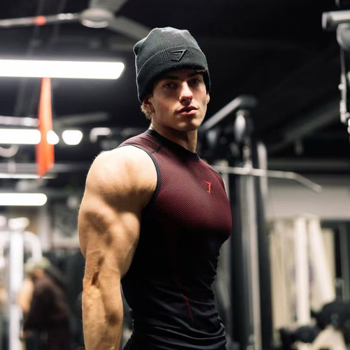 新款GYMSAHRK ONYX5.0超级英雄背心男3D蜂窝运动速干高弹紧身坎肩