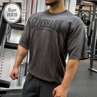 GYMSHARK HERITAGE Loose short-sleeved men's and women's American sporty casual cotton and wool loop round-neck half-sleeve thumbnail 4