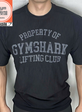 GYMSHARK LIGHTWEIGHT竹节棉短袖男士运动休闲透气宽松舒适棉t恤