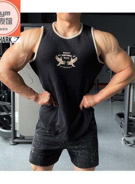 清仓YoungLA AMBITIOUS老鹰背心男女美式运动弹性棉无袖坎肩