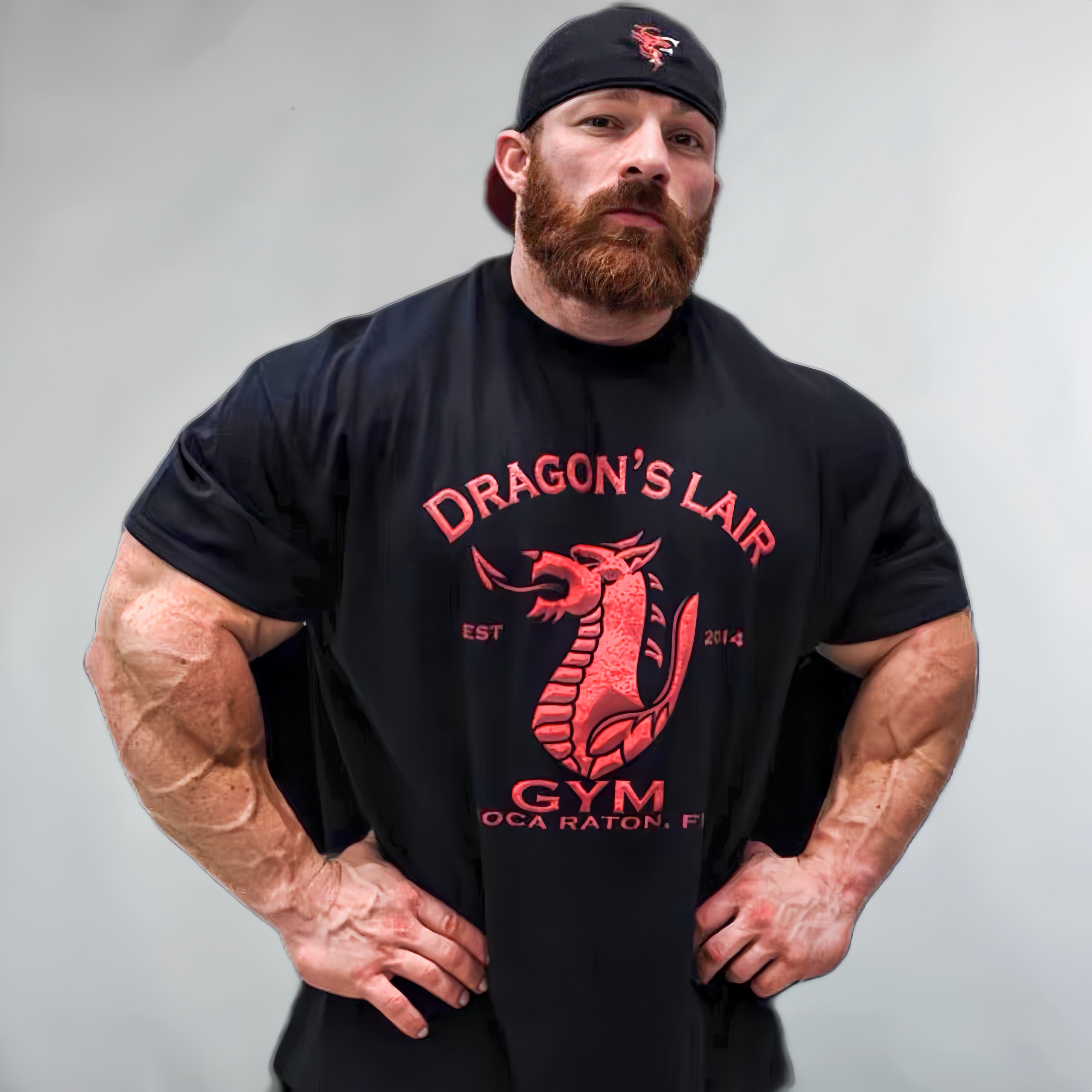 刘易斯DRAGONS LAIR龙巢穴短袖男女运动休闲健身宽松弹性纯棉t恤