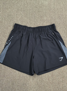 英国GYMSHARK SPORT2.0速干短裤男美式运动健身宽松透气四分裤