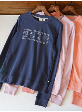 欧货漂亮女士潮款圆领长袖无帽卫衣显瘦新款套头有大码春秋款S001