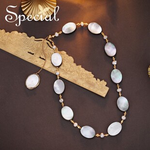 SPECIAL淡水珍珠贝壳项链轻奢优雅小众设计颈链女配饰2026年新款