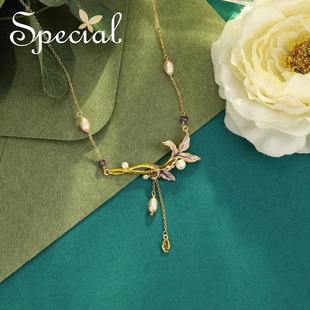 SPECIAL淡水珍珠项链女森系清新饰品锁骨链女配饰颈链2026年新款