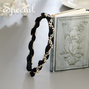 设计防滑发齿洗脸发箍发饰头箍手工女2026新礼物 SPECIAL小众个性