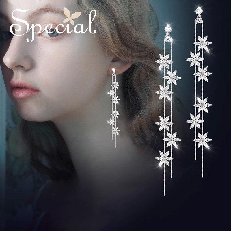 SPECIAL流苏显瘦扫肩小众个性设计轻奢耳饰耳钉耳环耳钩女礼物