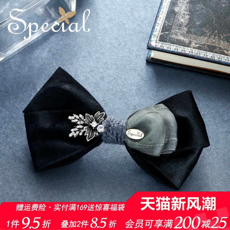 special复古手工发饰发夹蝴蝶结