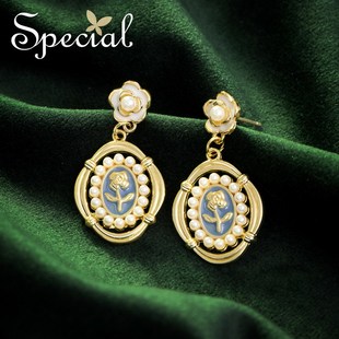 礼物 SPECIAL欧美复古气质耳钉耳环小众设计耳饰女耳坠2026年新款