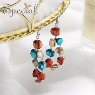 SPECIAL耳钉S925银针时尚耳饰女款轻奢小众复古撒哈拉2026年礼物