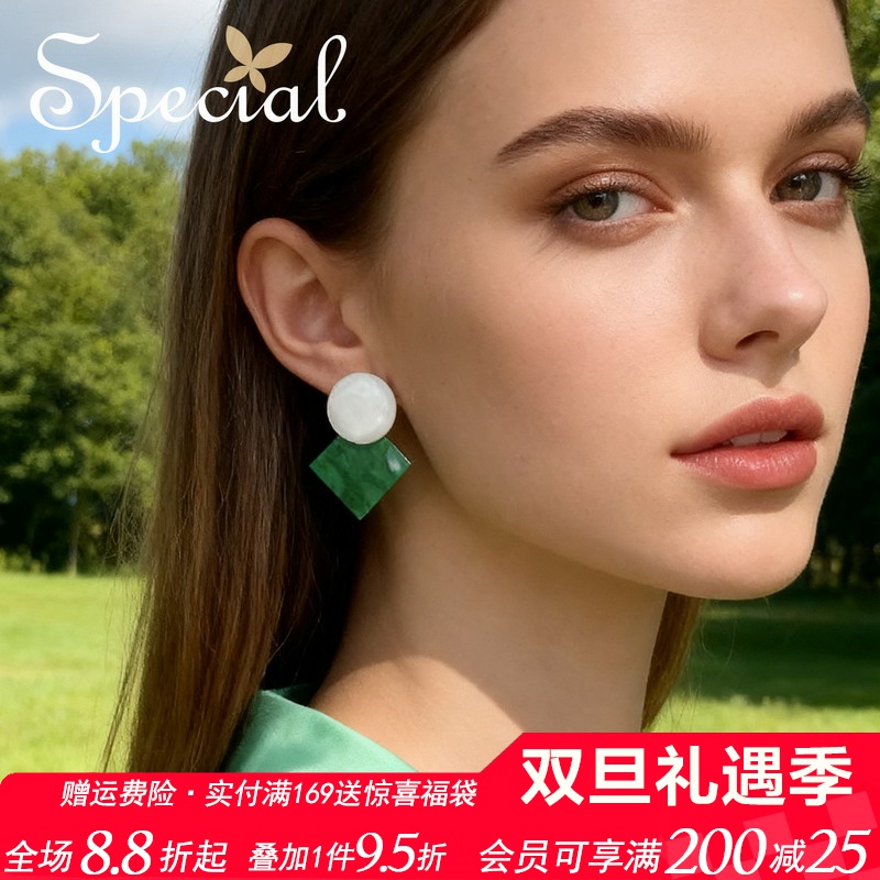 SPCECIAL欧美气质女复古耳钉时尚