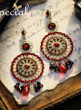 SPECIAL时尚个性耳钉耳环女扫肩流苏异域风格耳饰2026年新款礼物