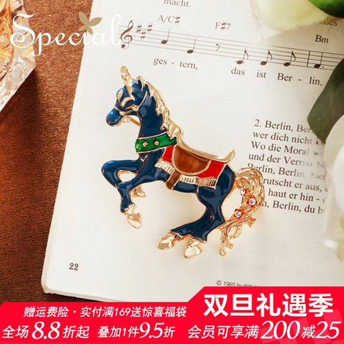 special复古防走光胸针别针女