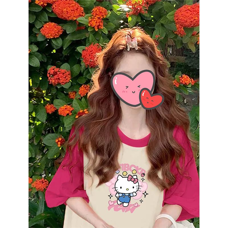 Hellokitty凯蒂猫短袖t恤小众