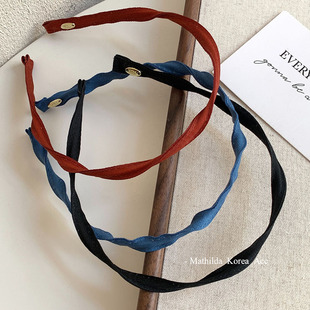 饰品2025新春夏小众螺旋发箍高级感韩系头箍气质头饰发饰