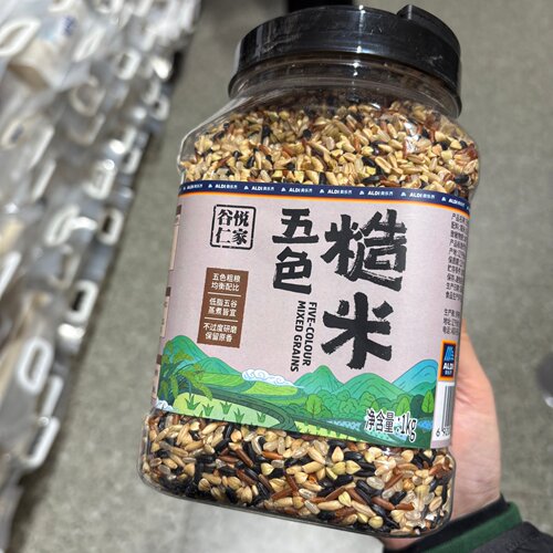 ALDI 奥乐齐谷悦仁家五色糙米1千克